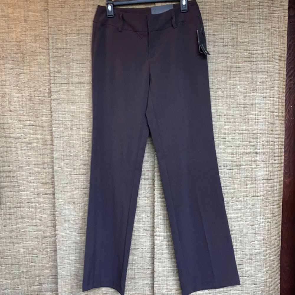 NWT AB studio black straight leg pants